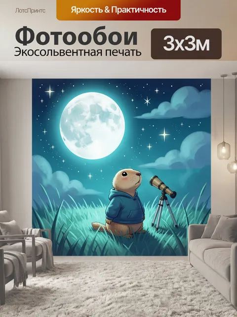300 × 300 см · Экосольвентная печать