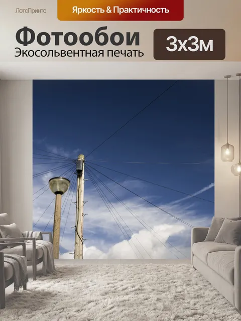 Фотообои Провода
