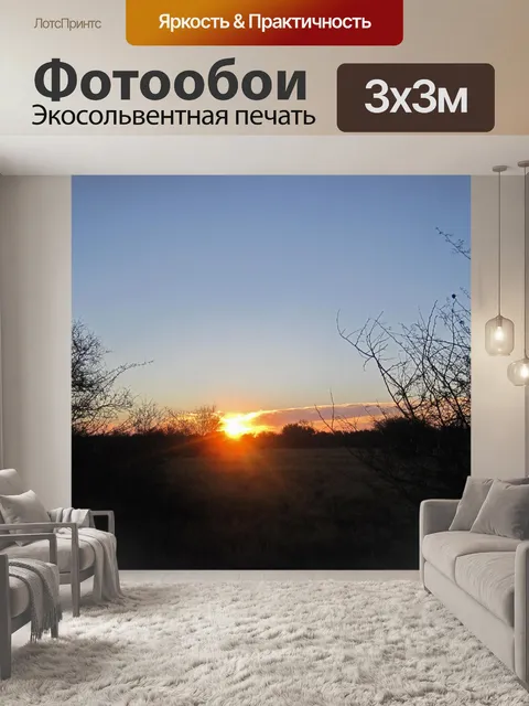 Фотообои Африканский закат