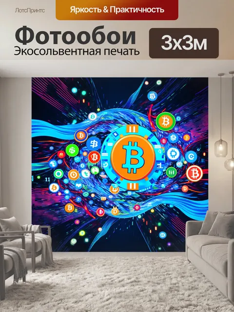 Фотообои изображение абстрактного цифрового искусства