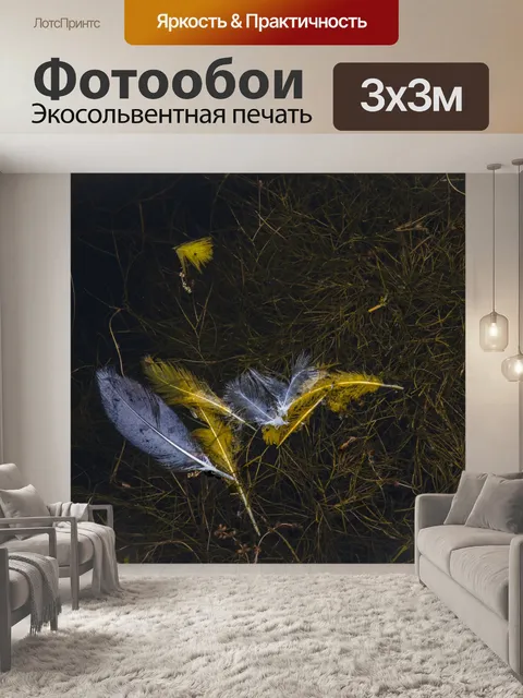 Фотообои Перья и морские водоросли