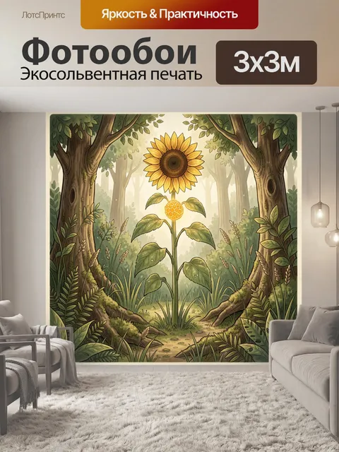 300 × 300 см · Экосольвентная печать