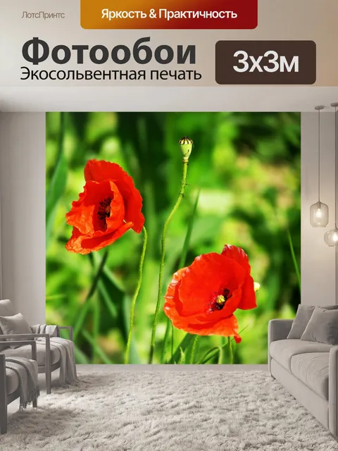 Фотообои Маки