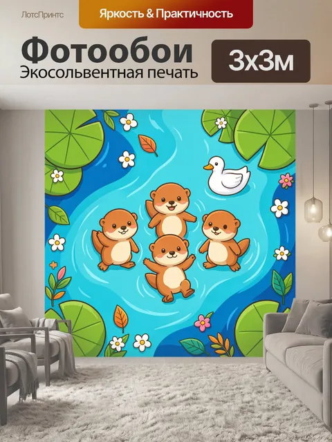 300 × 300 см · Экосольвентная печать
