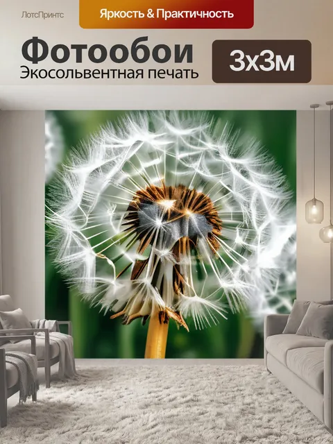 Фотообои с одуванчиками купить