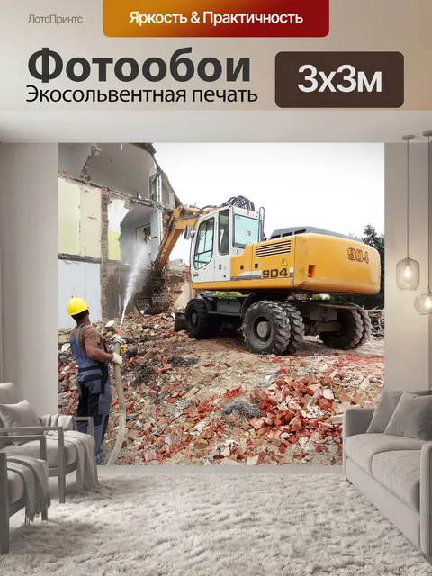 Фотообои Снос дома