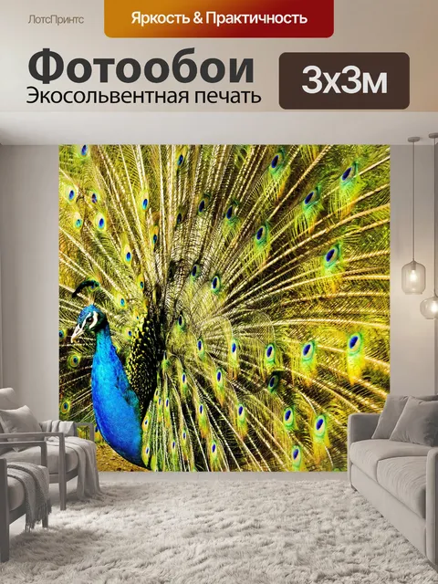 Фотообои Павлин