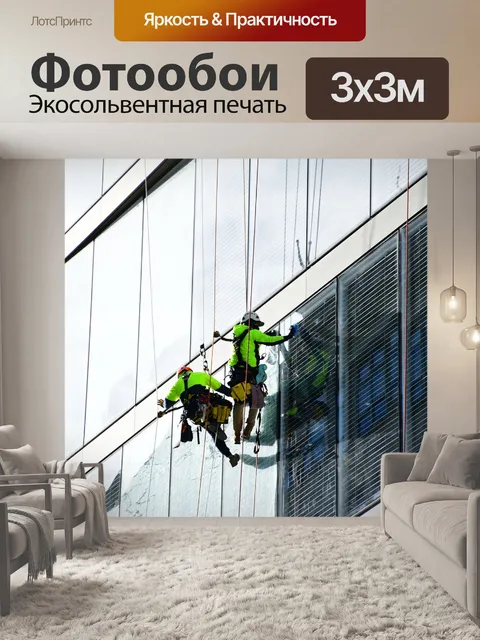 Фотообои Очиститель окон