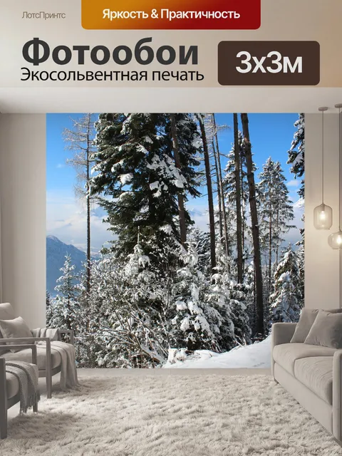 Фотообои Снег