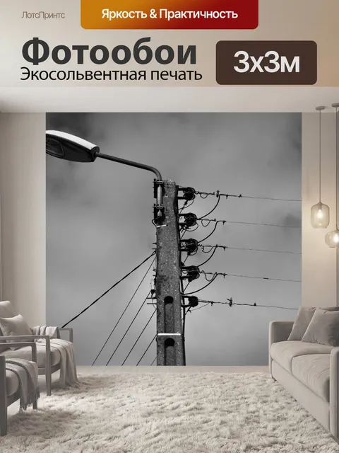 Фотообои Электрический пилон