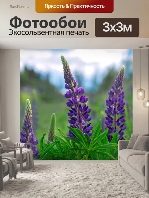 Фотообои Люпин