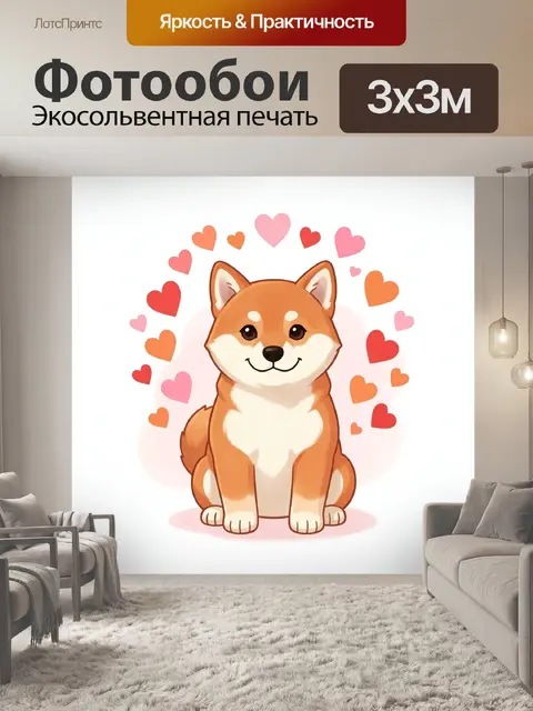 300 × 300 см · Экосольвентная печать