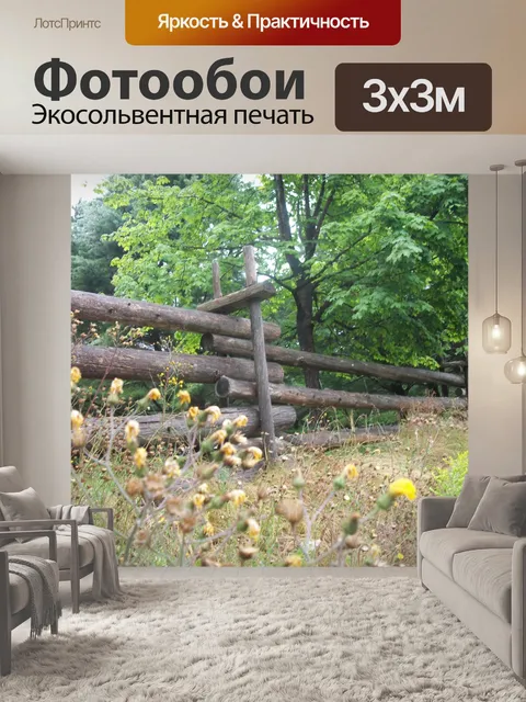Фотообои Дерево изгородь