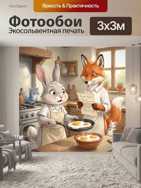 300 × 300 см · Экосольвентная печать