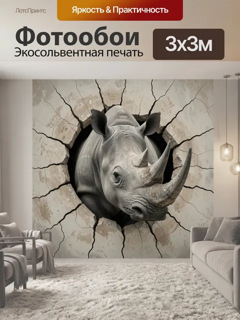 300 × 300 см · Экосольвентная печать