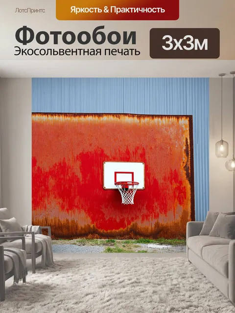 Фотообои баскетбольное кольцо