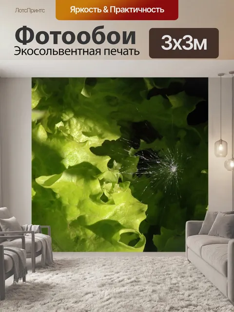 Фотообои пучок семян одуванчика на салате