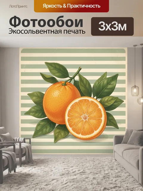 300 × 300 см · Экосольвентная печать