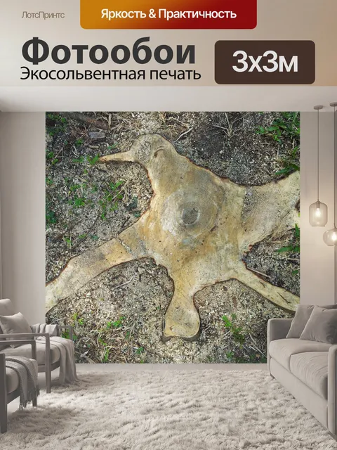Фотообои древесину из бревен поверхность среза