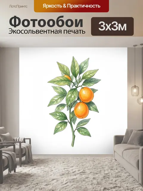 300 × 300 см · Экосольвентная печать