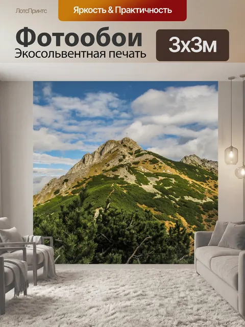 Фотообои горная вершина