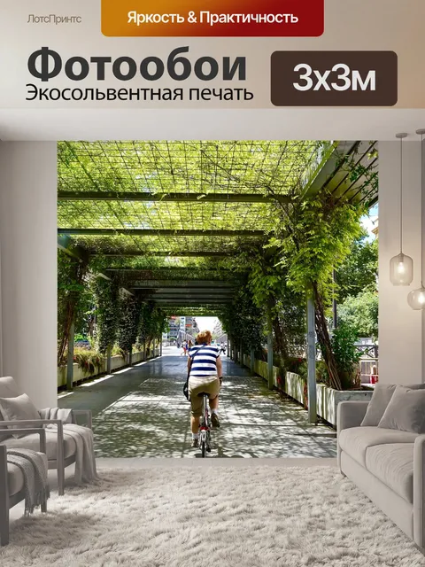 Фотообои Велосипедист