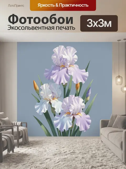 300 × 300 см · Экосольвентная печать