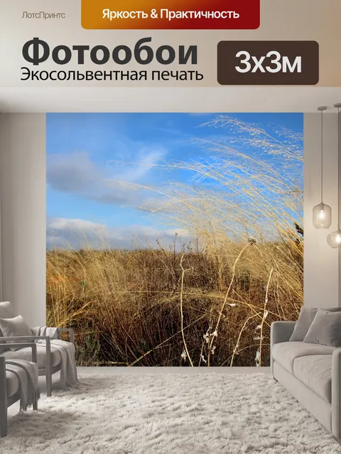 Фотообои Пшеница Трава