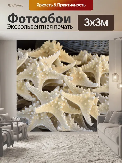 Фотообои Морская звезда фон
