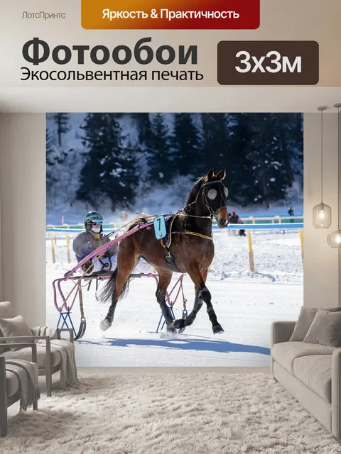 Фотообои White turf