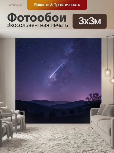 300 × 300 см · Экосольвентная печать