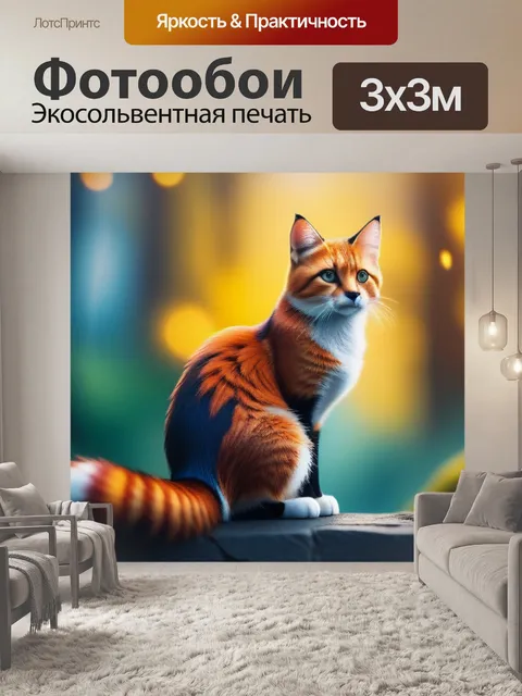 Фотообои с хвостом