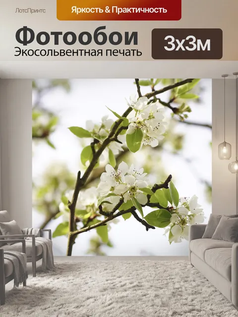 Фотообои Цветущая ветка