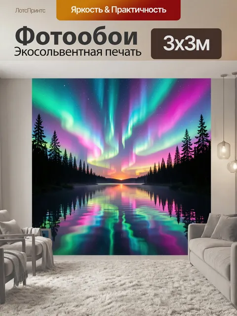 300 × 300 см · Экосольвентная печать